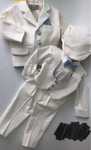Costum de botez alb