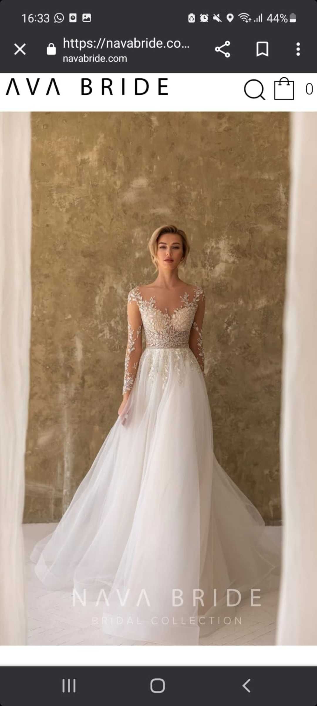 Vand rochie mireasa noua model Nava Bride