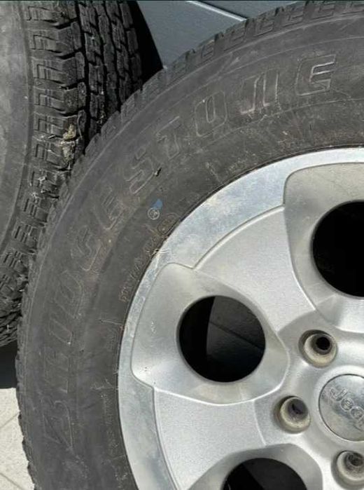 Jante 5x127 R18 Jeep Wrangler JK+Anvelope 255 70 18 Bridgestone Dueler