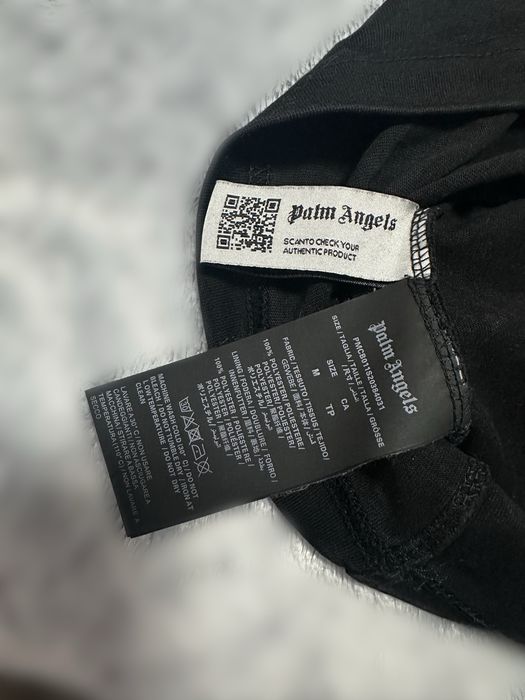 тениска palm angels skeleton bear