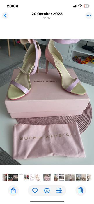 Нови обувки на Sophia Webster -38 номер -100 лв от 400