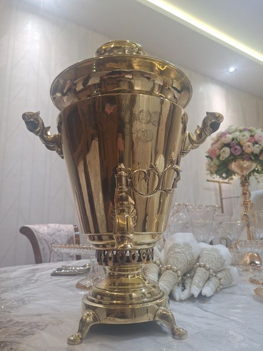 Samavar 7 litir 18 asir 10 ta P.T bor