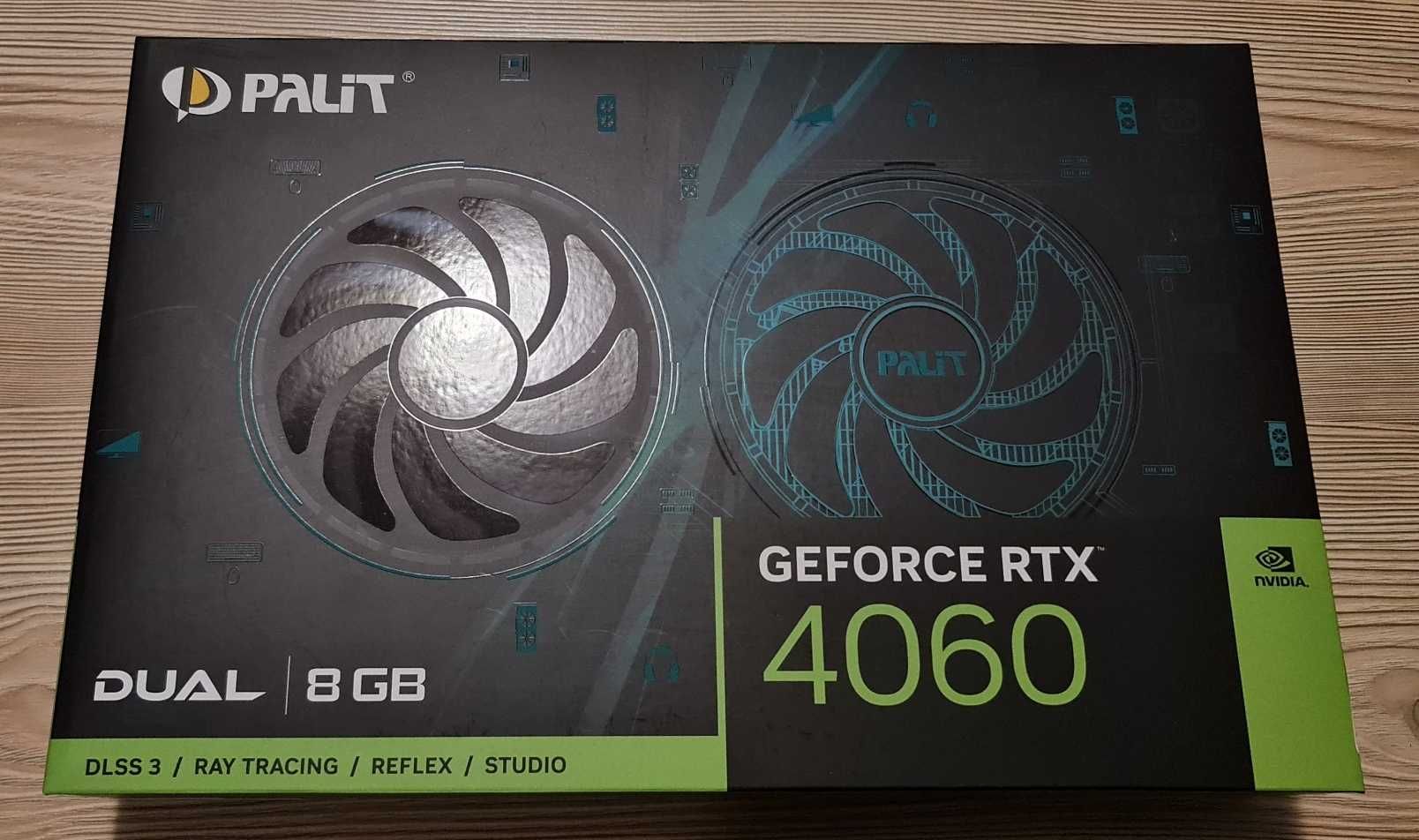 НЕОТВОРЕНА Palit RTX4060 Dual 8Gb GDDR6 Гар. срок 36 мес. към BG Фирма