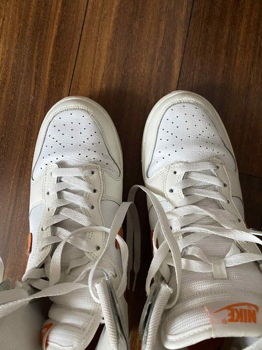 Nike Air Force Dunk High Orange- дамски