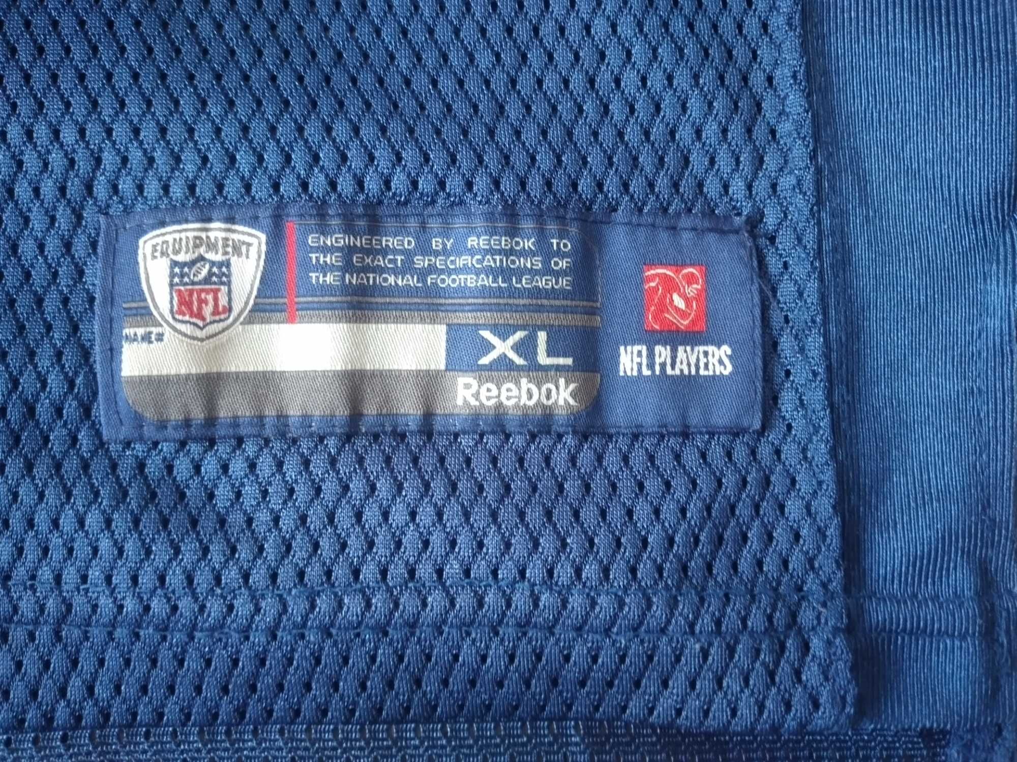 NFL Reebok Мъжка Тениска Jersey Юноши XL Manning Американски Футбол