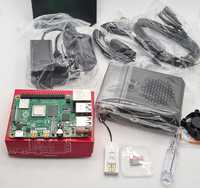Raspberry Pi 4 Model B 4Gb KIT комплект захранване, кутия, охладител.