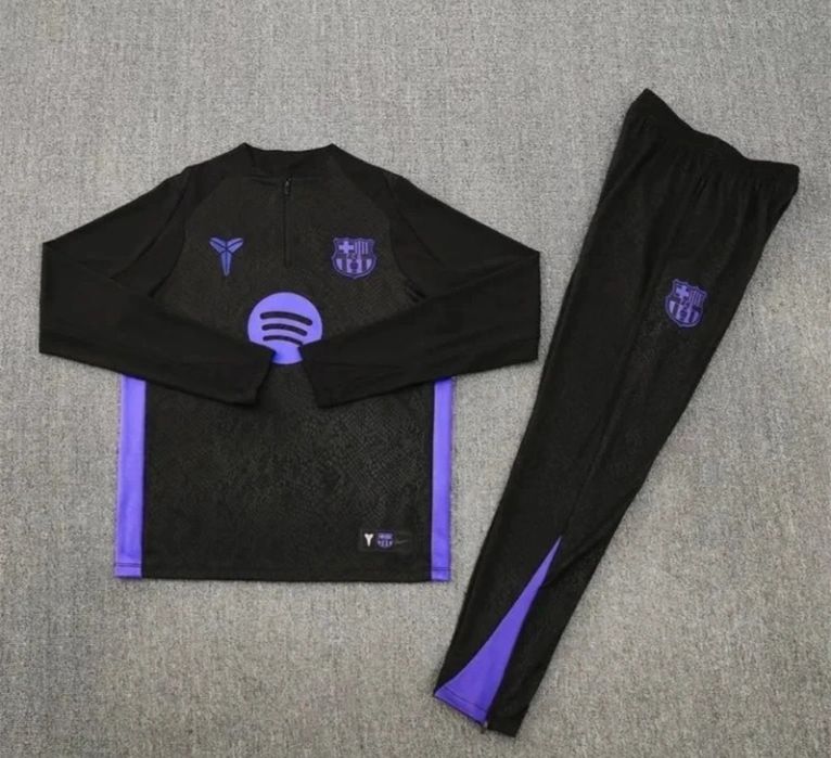 FC Barcelona 25-26 Kobe Tracksuit (blakc and purple)