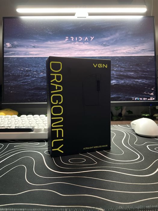 Игровая мышка Dragonfly F1 SE белая и черная новые запечатанные