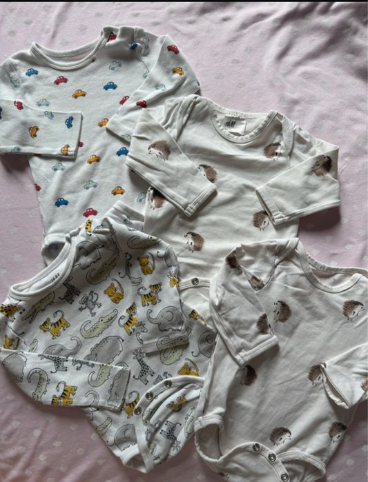 Lot 4 body H&M marime 56-62