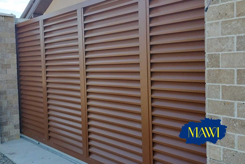 Porti / Garduri moderne de tip jaluzele din Aluminiu