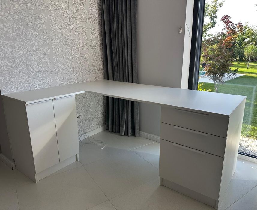 Mobilier birou office alb din pal Egger NOU
