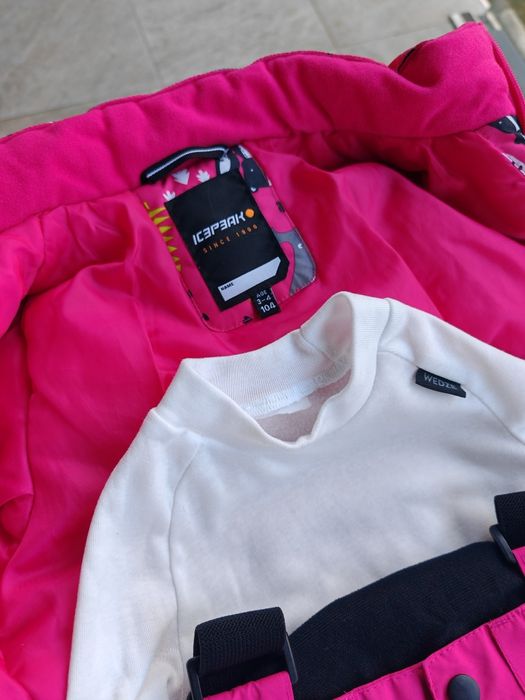 Costum de ski, iarna, salopeta 3-4 ani