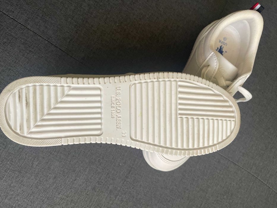 Vand U.S. Polo Assn, pantofi de sport pentru femei, alb-39