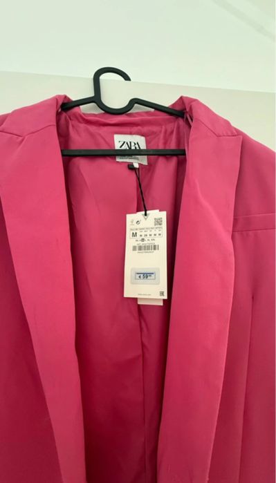 Sacou zara culoarea roz