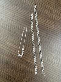 Продам серебряные браслеты на руку(мужские и женский)