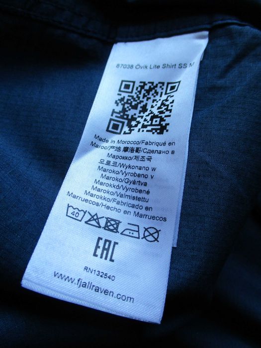 Cămașă mânecă scurtă Fjällräven, Övik Lite, bleumarin, XXL, nouă