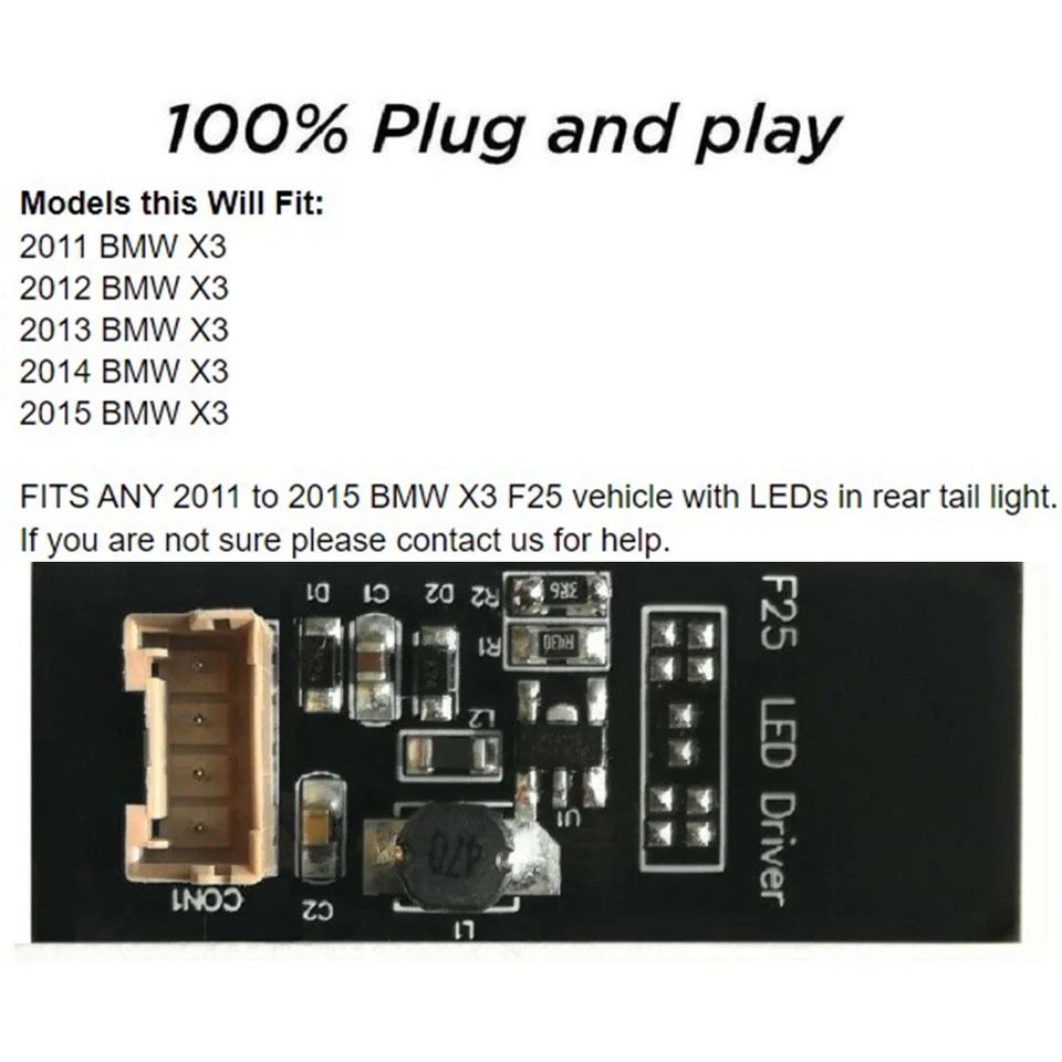 Платка модул за стоп задни светлини LED BMW X3 F25