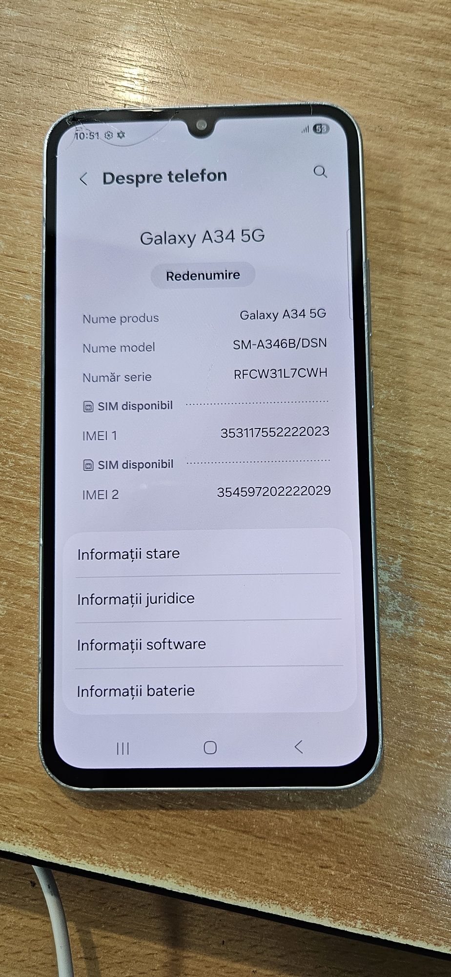 Samsung A34 5G .
