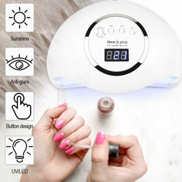 UV лампа за маникюр SUN LED  48w 54w 72W ув лампа lampa