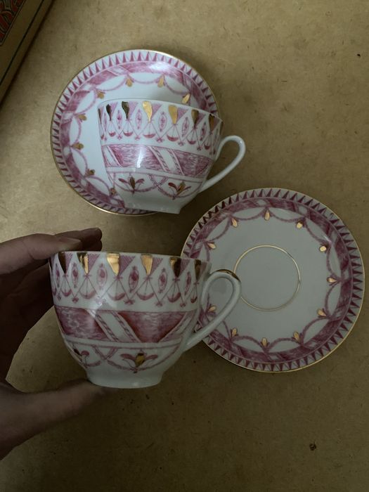 Чашки блюдца б/у советские