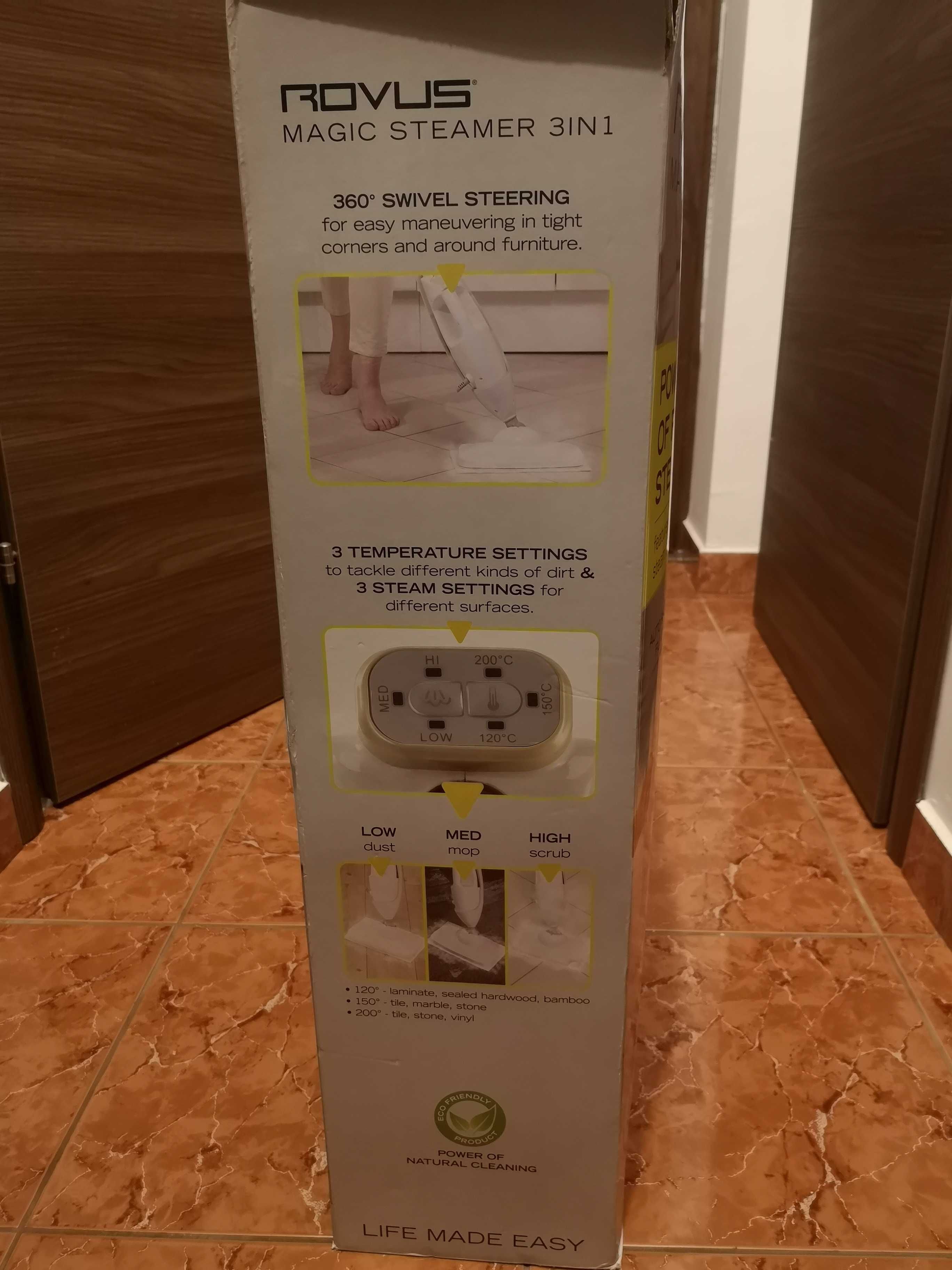Mop cu abur Rovus Magic Steamer 3 în 1 Model 7688 - aproape nou