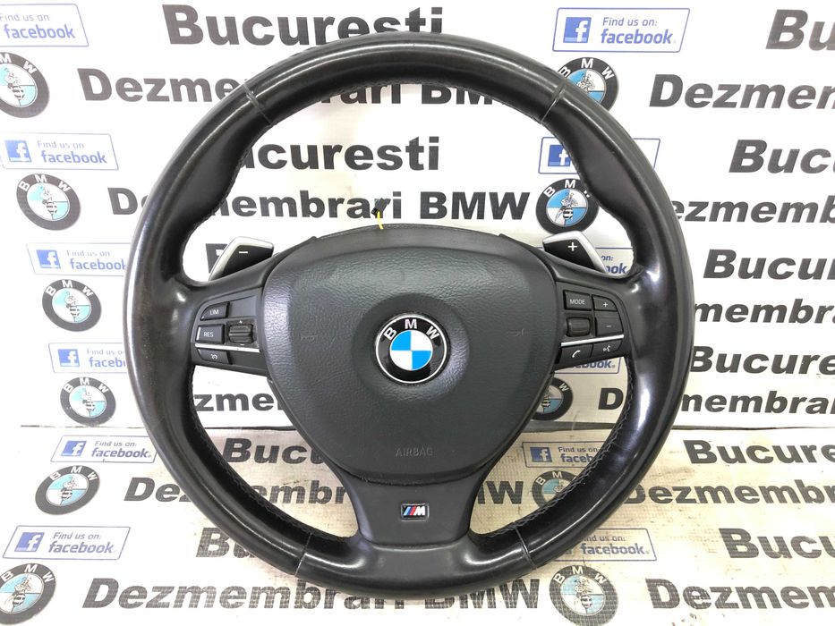 Volan pachet M sport cu airbag,padele,incalzire BMW F07,F10,F12,F01