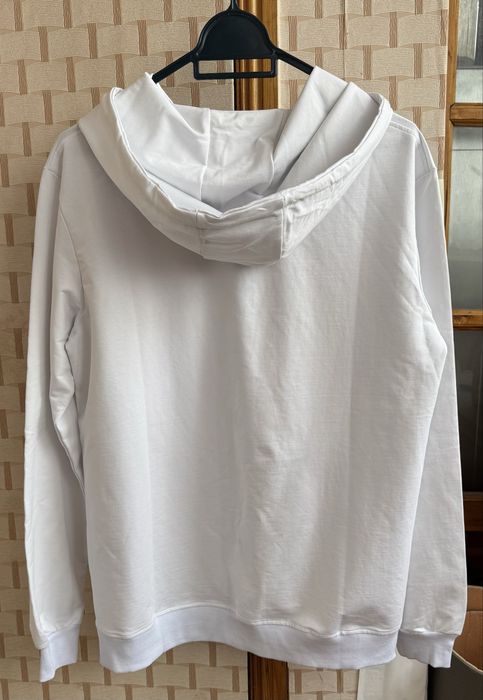 Худи белое, абсол. новое, разм. L-XL