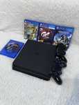PlayStation 4 Slim 500GB , 2 джойстика