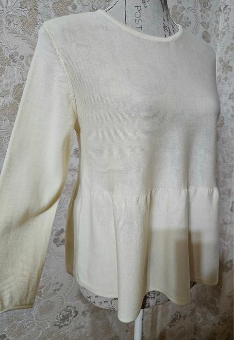 Bluza eleganta Hemisphere lana merinos, fina ca o spuma de vara