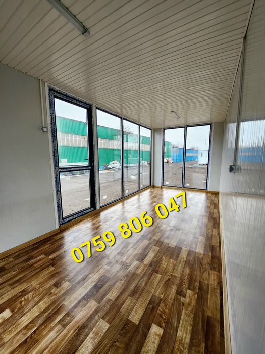 Furnizor Containere Modulare tip vitrina Lambriu Birou Container Pază