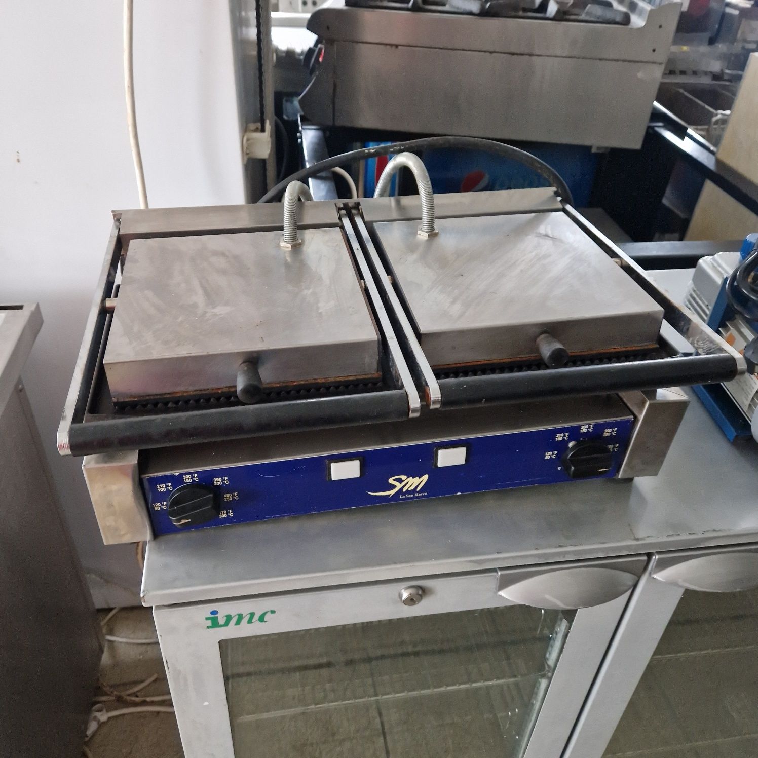 Gratar inox pe gaz, plita neteda sau striata gaz sau curent