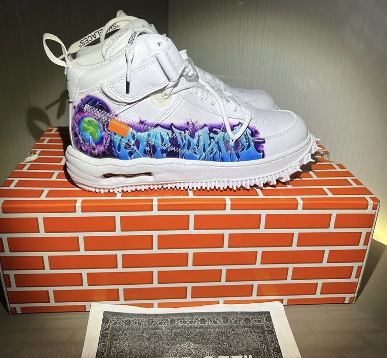 Adidasi nike air force x off white