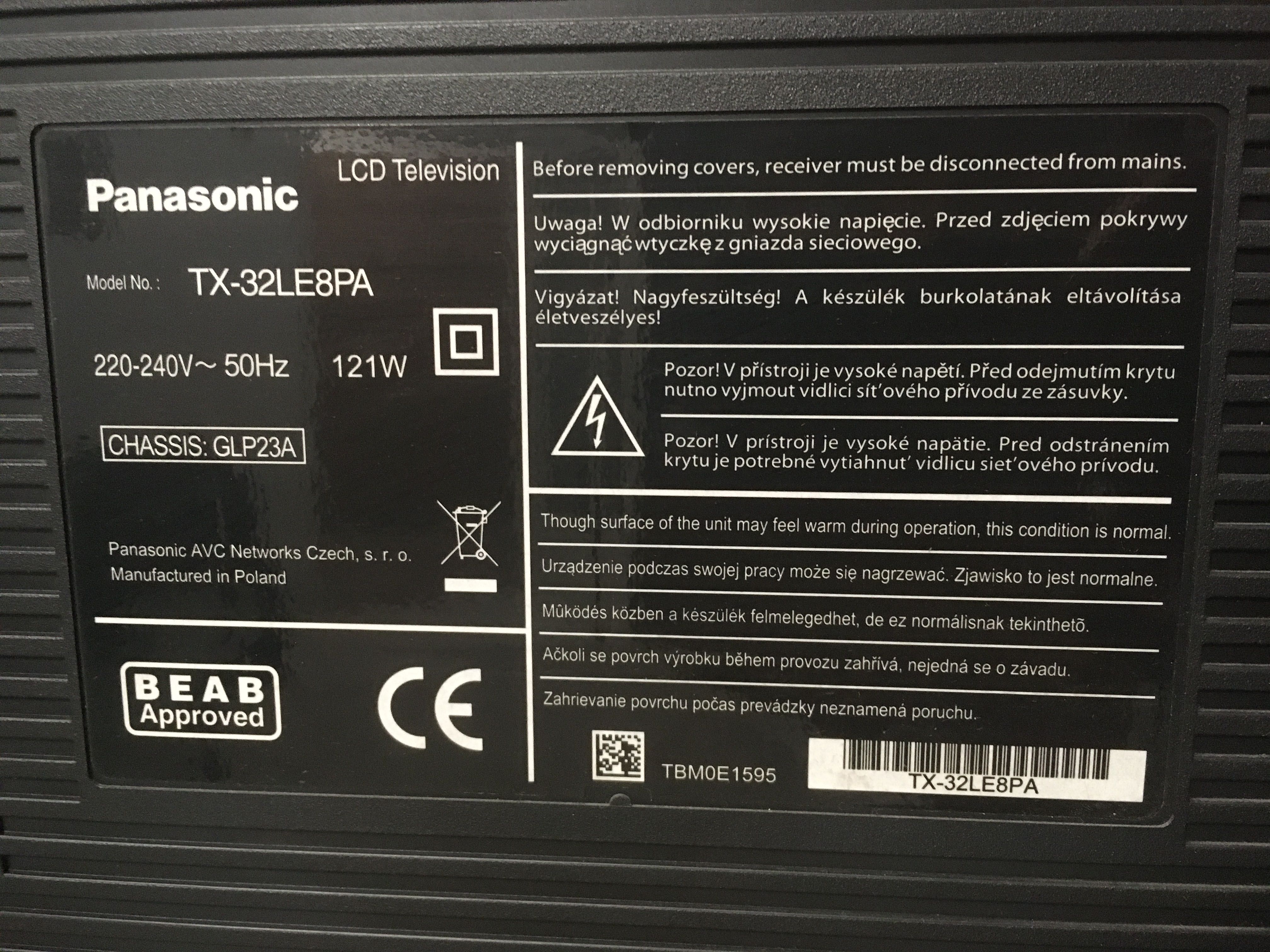Телевизор Panasonic Viera 32” LCD