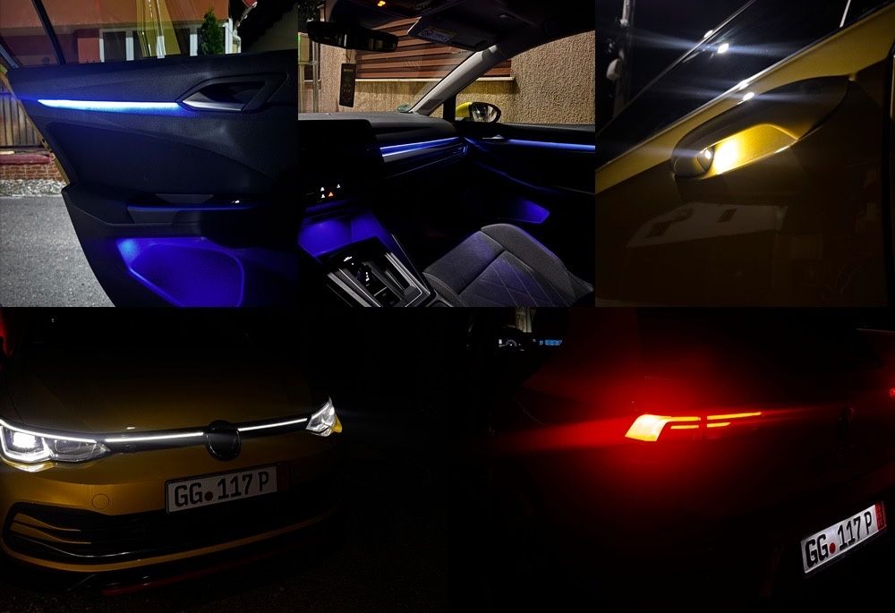 VW Golf8 R line.2.0Tdi .Dsg.ceasuri digitale.Acc.Lane Assist .jante18
