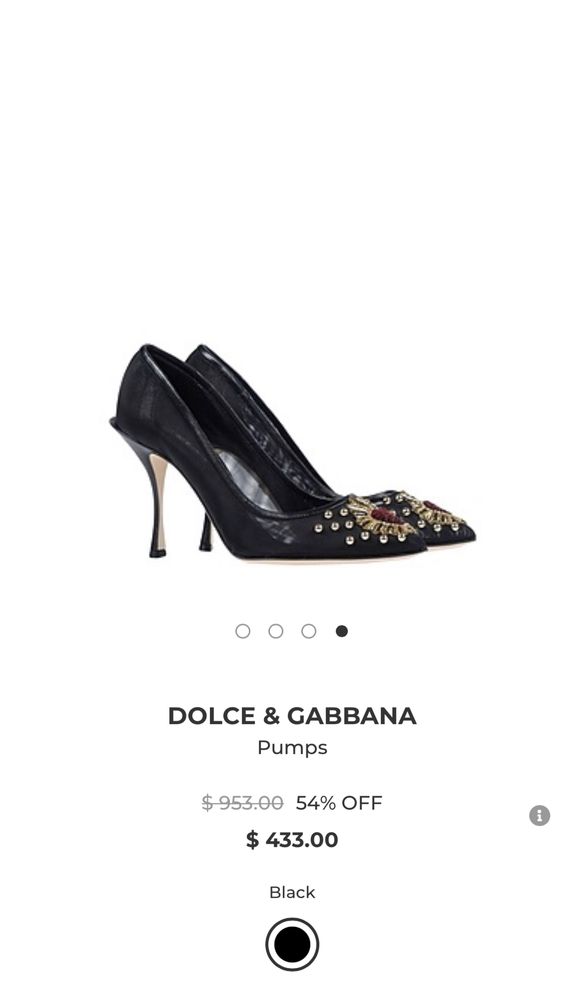 Туфли лодочки бренда Dolce&Gabbana