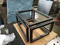 Метална арт маса(безкраен дизайн) infinity table, infinity design