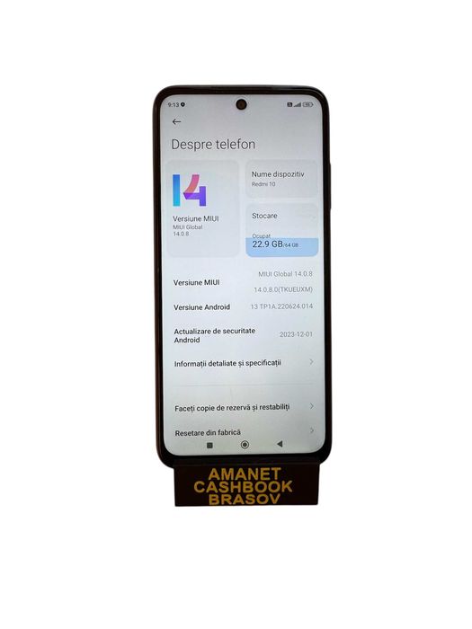 Redmi 10 - 128 GB Memorie - Cashbook Amanet Brasov