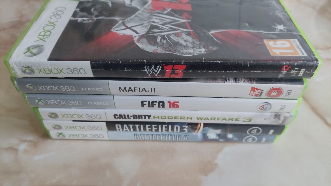 [Xbox360] Vând 10 jocuri originale în carcasă pt Xbox 360 //poză reală