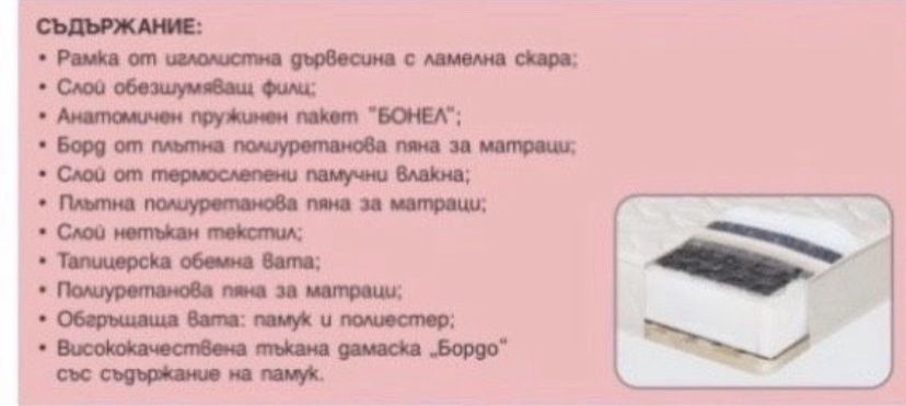 Нов еднолицев матрак