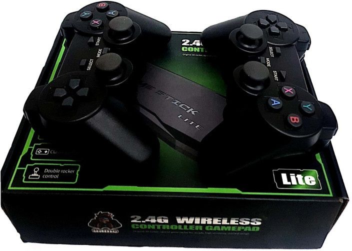 Game pad 2 - bolalar uchun sovgʻa - 1000 dan ortiq retro oʻyinlar