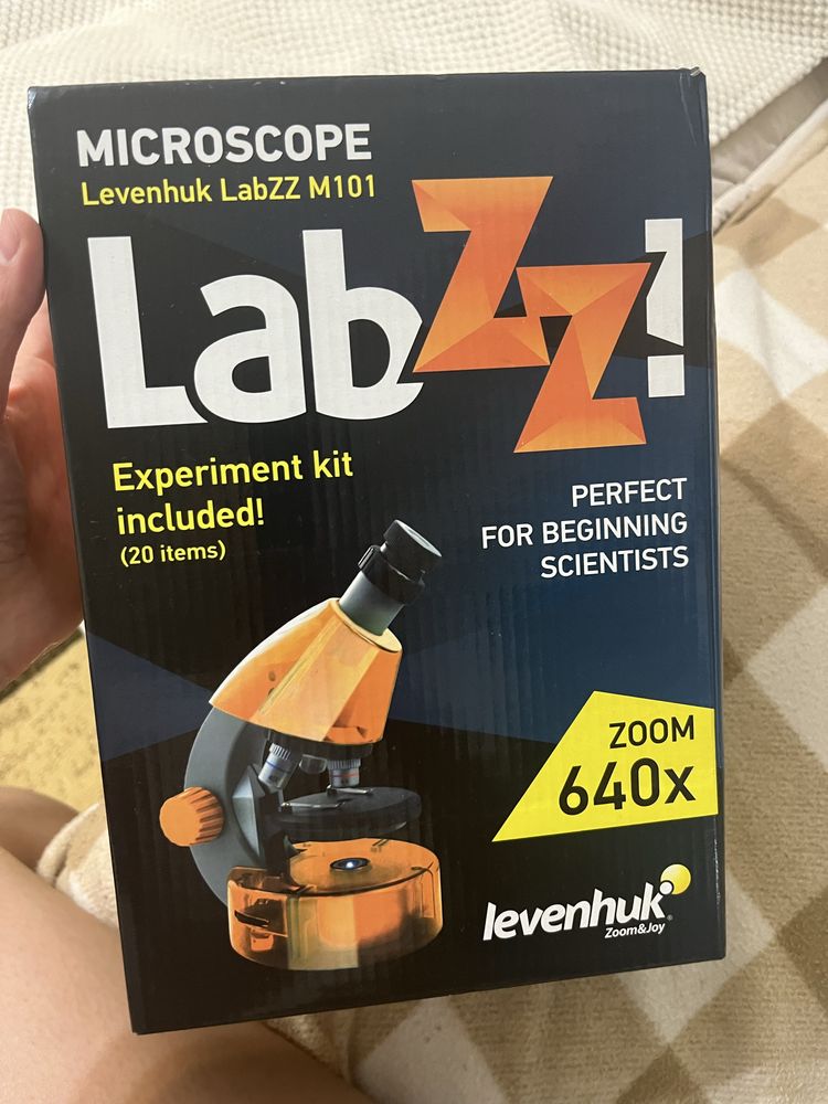 Микроскоп детский LabZZ M101 Azure 640x zoom
