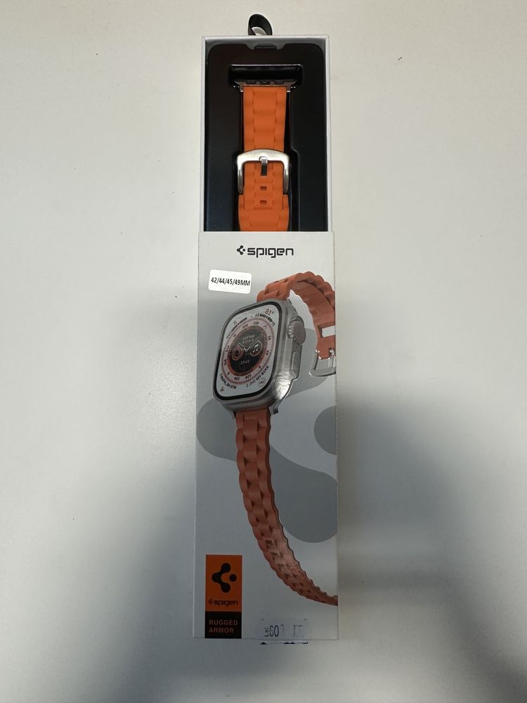 Curea Husa Soft Silicon Spigen Catarama Ceas Apple Watch Orice Serie