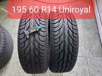 2 anvelope 195/60 R14 Uniroyal ca NOI