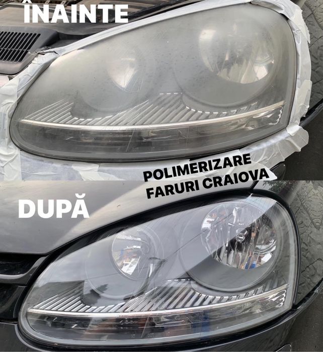 Polish faruri / Polimerizare / Restaurare / Lustruire faruri - triple