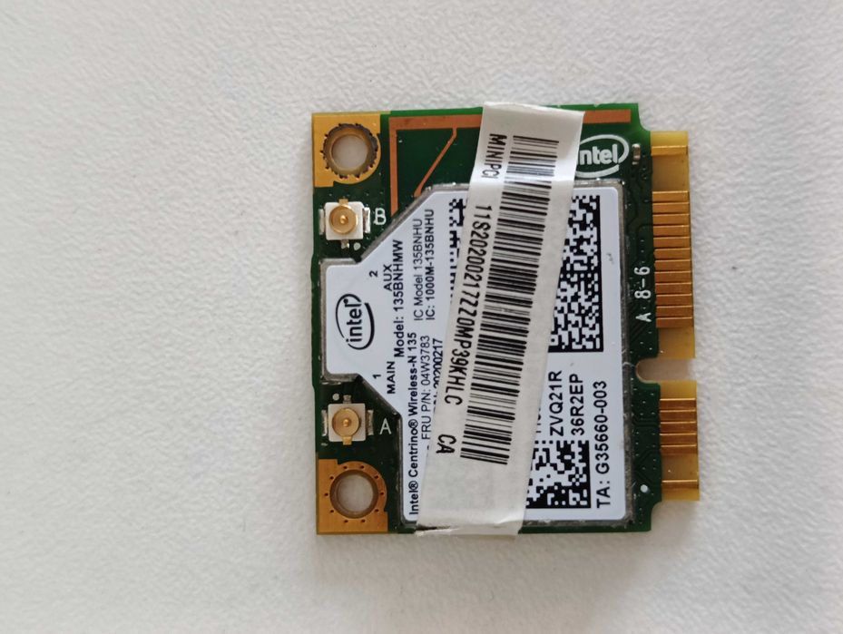 Wifi адаптер, Intel centrino wireless-N 135