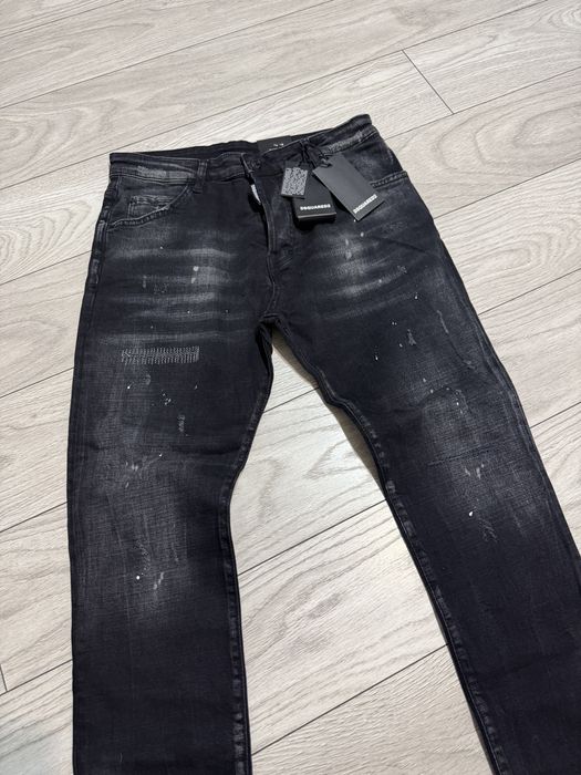 Blugi negri Dsq2 - size 52 / 56 - calitate PREMIUM