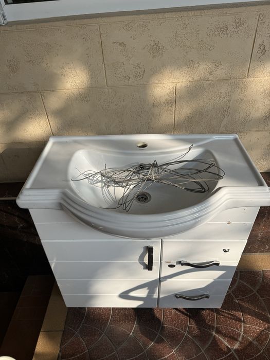 Раковина шкаф бу 80см