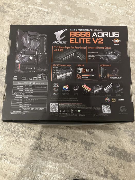Placa de baza Aours B550 elite v2