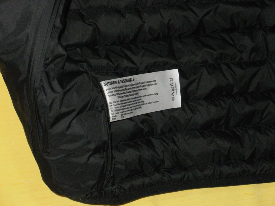 OUTDOOR ESSENTIALS ново преходно мъжко гъши пух XL