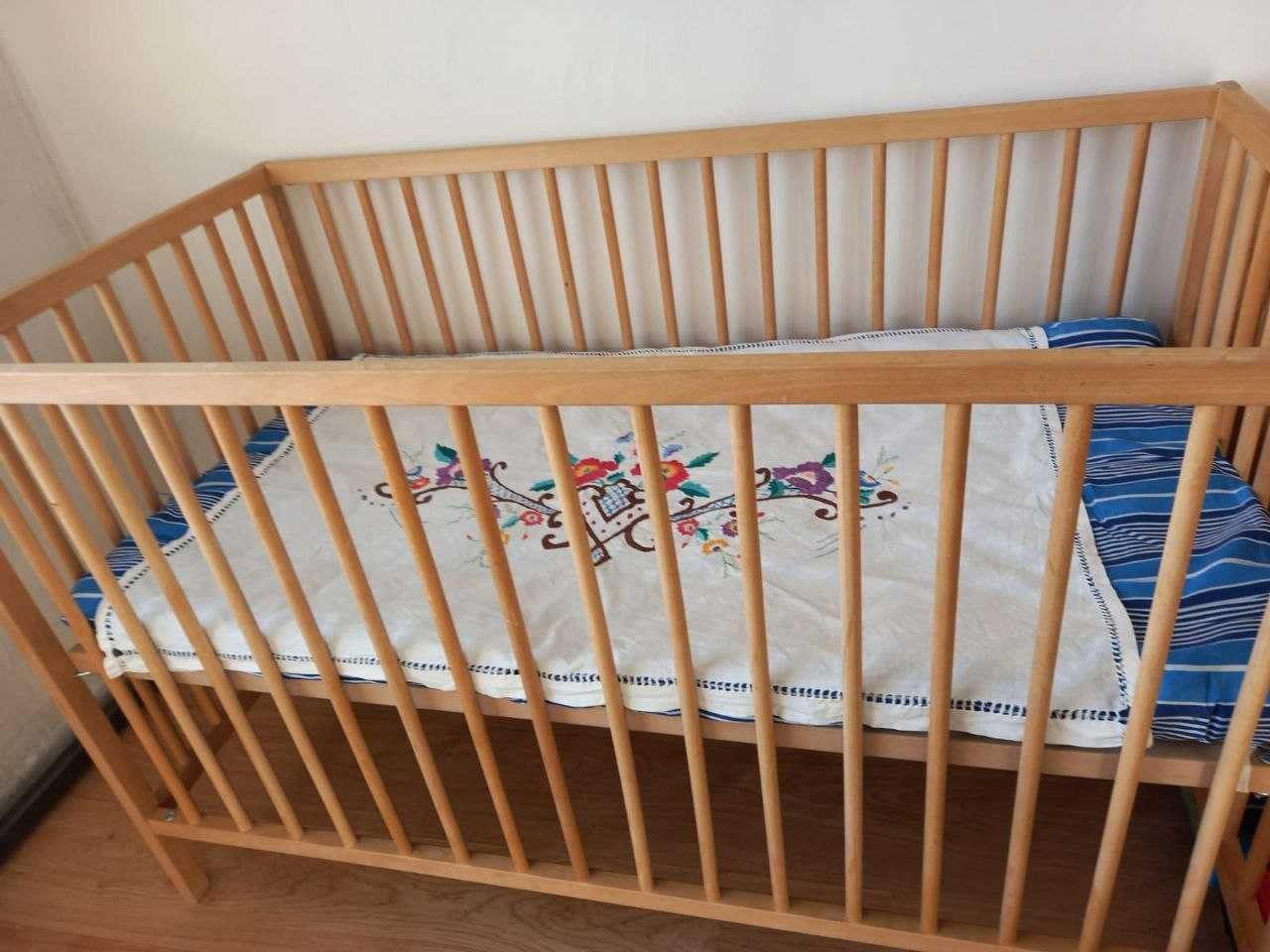 Детская кровать манеж с комодом IKEA